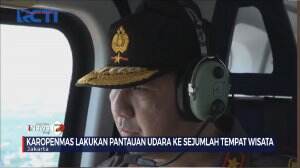 Karopenmas Pantau Arus Wisata Melalui Udara