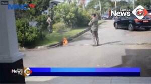 Rumah Dinas Bupati Dilempari Bom Molotov