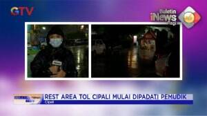 Rest Area Tol Cipali Mulai Dipadati Pemudik