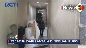 Lift Jatuh Dari Lantai 4