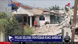 5 Ruko Ambruk Tiba-Tiba