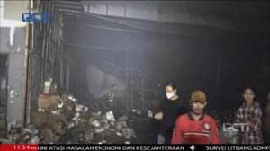Gudang Ekspedisi Terbakar