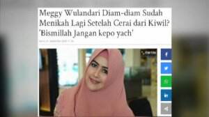 Baru Sebulan Bercerai, Meggy Wulandari Sudah Menikah Lagi