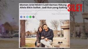 Momen Manis Ariel Noah Cubit Pipi Putrinya