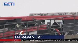 Tabrakan LRT Saat Uji Coba