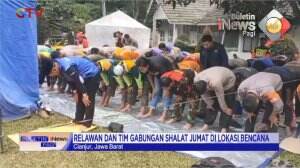 Shalat Jumat di Lokasi Gempa