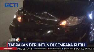 Tabrakan Beruntun di Cempaka Putih
