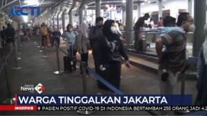 Warga Tinggalkan Jakarta