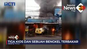 Remaja Main Api Kios Terbakar