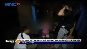 Sepasang Suami Istri Bandar Narkoba Ditangkap Polisi Kota Jambi