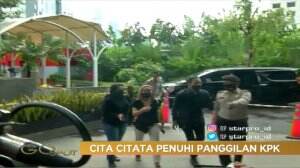 Cita Citata Hadiri Sidang Kasus Dugaan Korupsi Bansos