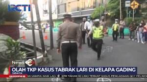 Olah TKP Tabrak Lari Ibu Dan Anak