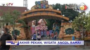 Akhir Pekan, Wisata Ancol Ramai