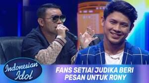Fans Setia! Judika Beri Pesan Untuk Rony - Indonesian Idol XII