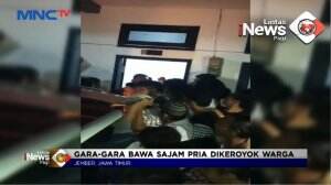 Membawa Senjata Tajam Diamuk Warga