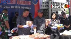 Pemusnahan 76 Kg Sabu Dan 62 Kg Ganja