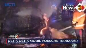 Mobil Mewah Hangus Terbakar