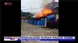 Pengunjung Panik, Rumah Makan Terbakar