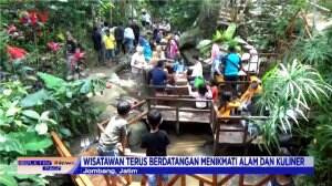 Obyek Wisata Pegunungan Sumber Biru Diserbu Pengunjung