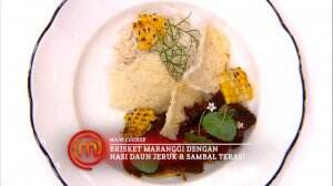 Main Course Brisket Maranggi dengan Nasi Daun Jeruk & Sambal Terasi Ala Jerry - MasterChef Season 7