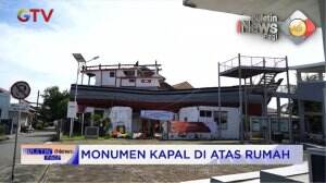 Monumen Kapal di Atas Rumah di Aceh