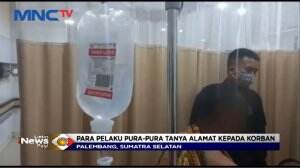 Seorang Pria Disiram Air Keras Oleh 3 Pria