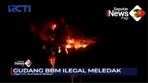 Gudang BBM Ilegal di Ogan Ilir Meledak