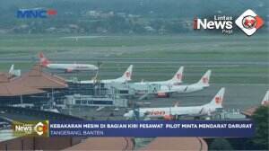 Pesawat Lion Air Terbakar