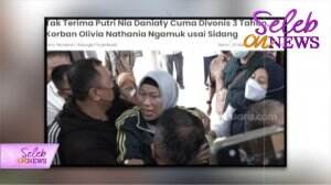 Olivia nathania Divonis 3 Tahun Penjara