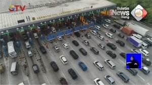 Ruas Tol Cikampek Ramai lancar