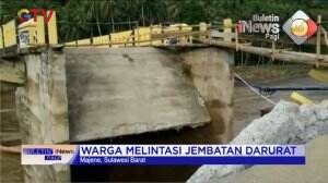 Jembatan Penghubung Sepanjang 15 Meter Terputus