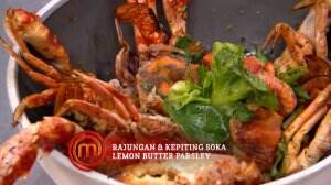 Rajungan & Kepiting Soka Lemon Butter Parsley Ala Faiz - MasterChef Season 7