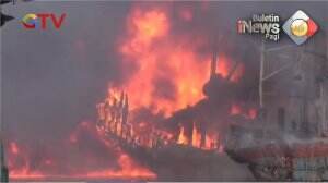 17 Kapal Terbakar Di Pelabuhan Pelindo