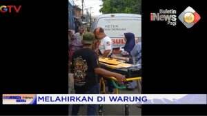 Ibu Melahirkan Di Warung