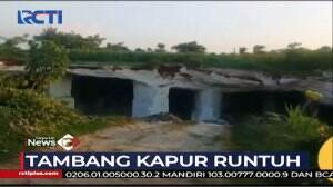 Tambang Kapur Runtuh Sedalam 25 Meter