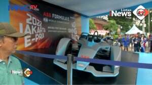 Replika Mobil Formula-E Di Bundaran HI