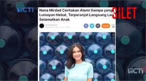Nana Mirdad Selamatkan Anak, Rasakan Gempa Bali