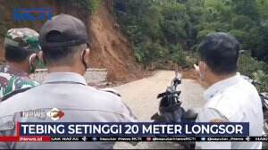Tebing Setinggi 20 Meter Longsor di Majalengka Tutup Akses Warga