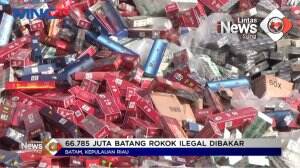 Pemusnahan Rokok Ilegal
