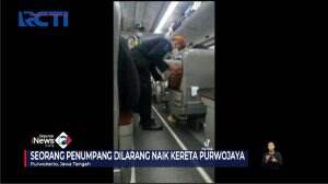 Langgar Prokes Penumpang Kereta Purwojaya Diturunkan