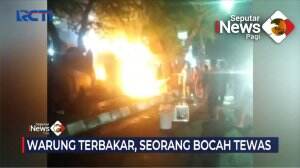 Warung Gerobak Kaki Lima Terbakar