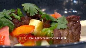 Thai Beef Coconut Curry Soup Ala Adit - MasterChef Season 7