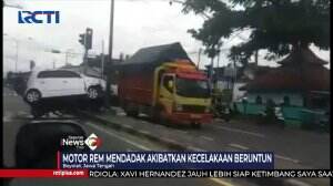 Kecelakaan Beruntun di Boyolali