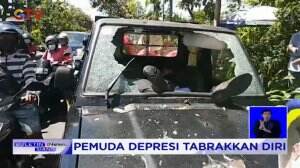 Pemuda Depresi Tabrakkan Diri