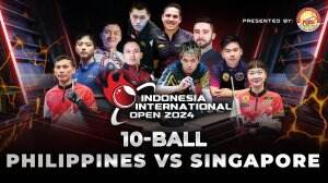 Indonesia International Open 2024 Junior U-17 Philippines (A.J Manas) vs Singapore (Aloysius Yapp)