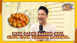 Main Games bareng Biru, Cilok Enak dicolok katanya