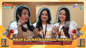 MAIN EJA KATA SAMBIL NYANYI, KAYAKNYA PADA BINGUNG NIH?