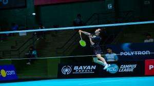 Campus League Badminton Sebastian vs Wibowo