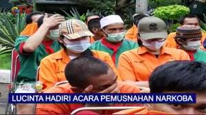 Pasca Jadi Tahanan Polda, Lucinta Luna Hadiri Pemusnahan Narkoba di Polda Metro Jaya
