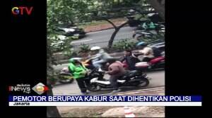 Polisi Menyamar Jadi Ojol Tegur Pemotor Lawan Arah Dijalan